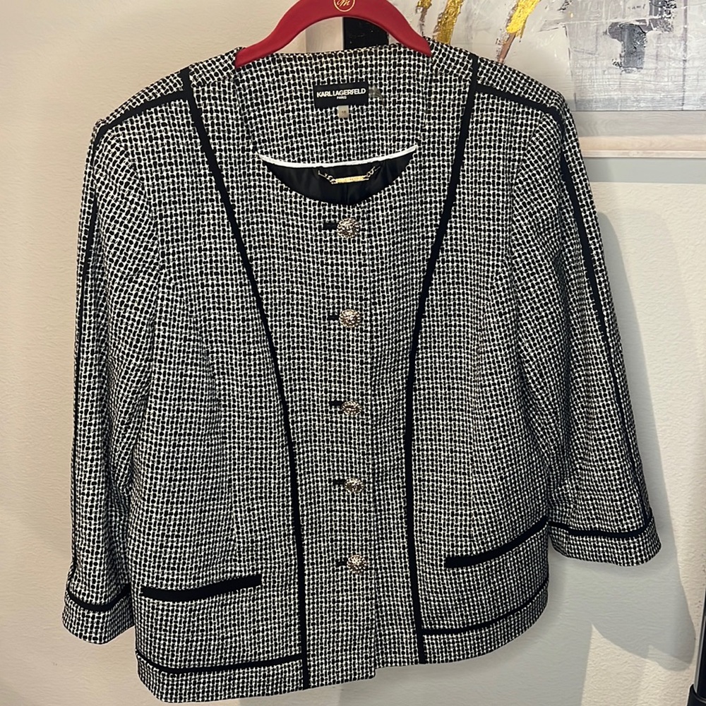 Karl Lagerfeld jacket  3/4 slv